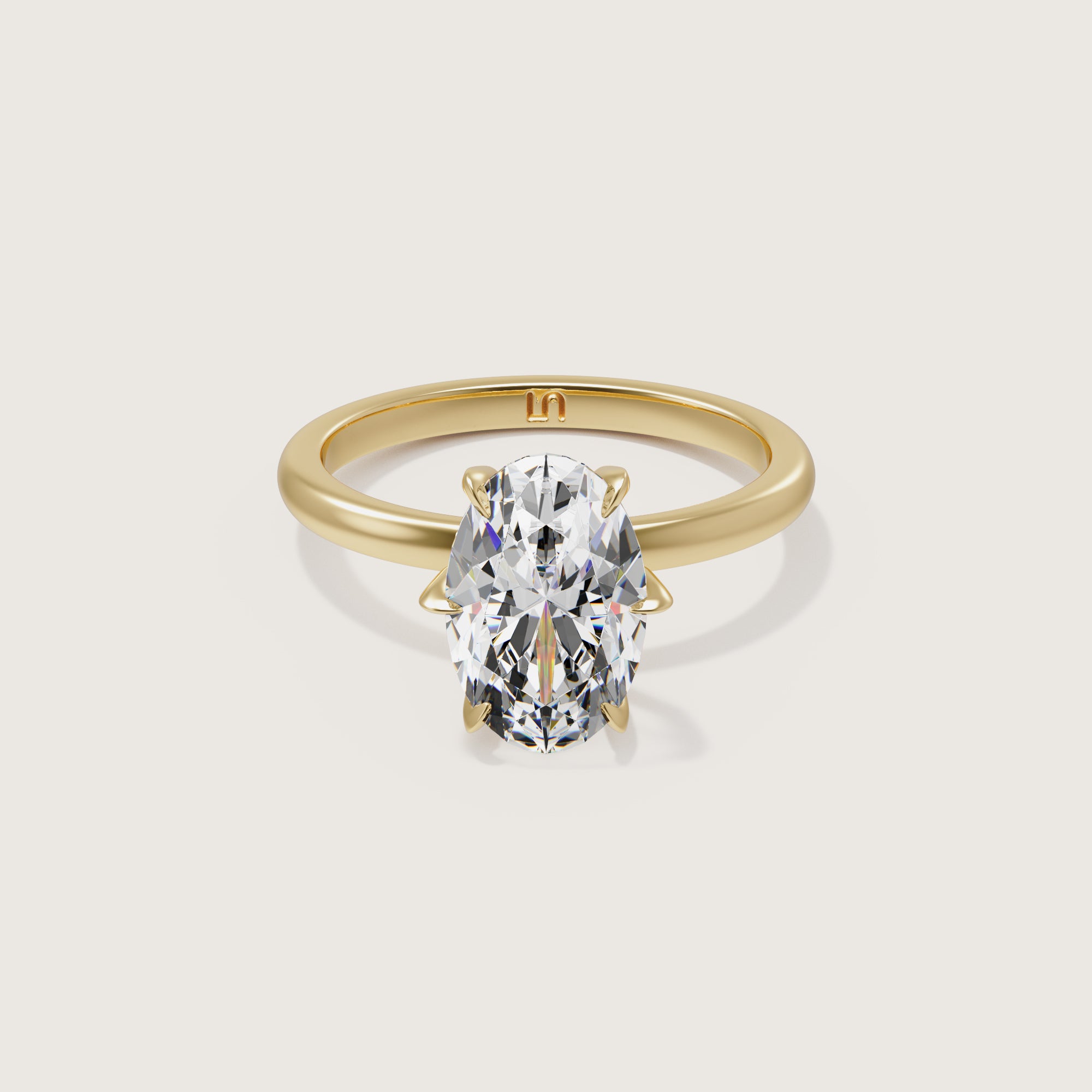 6 carat online oval diamond ring